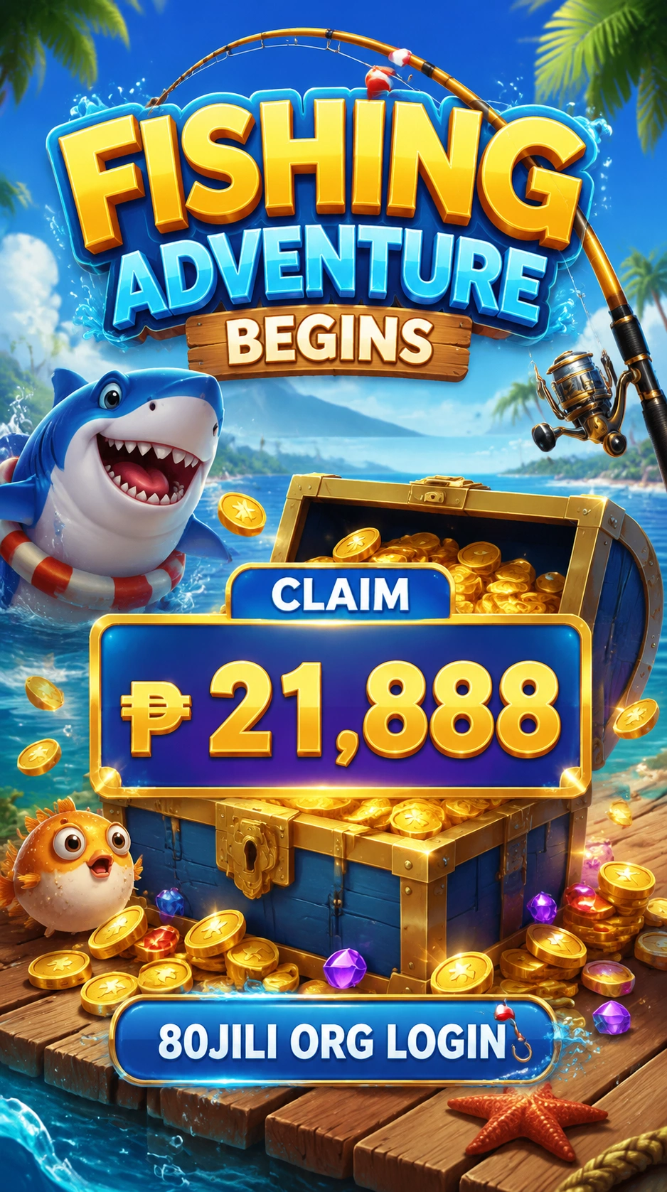 Arcade style fishing